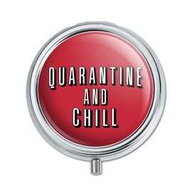 Quarantine and Chill Pill Case Trinket Gift Box
