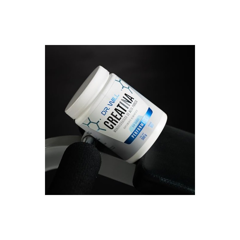 Dr Will Creatina Monohidratada alta pureza, Suplemento Alimenticio sin Sabor,