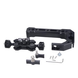 CS PRIORITY 1/4" 20mm Dual Ball Head Magic Arm 3/8" Locating Pin Ball Adapter Bracket for Camera Cage Monitor Top Handle Kit for Photography Accessories (1 4 to 1 4 Set B)
