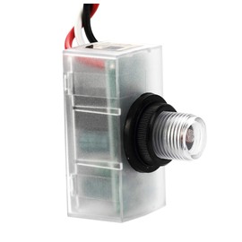 Keilton 120-277V AC Dusk to Dawn Photocell Light Sensor, Outdoor Hard-Wired Post Eye Light Control with Photoelectric Switch, Auto On/Off, UL Listed, 1 Pack