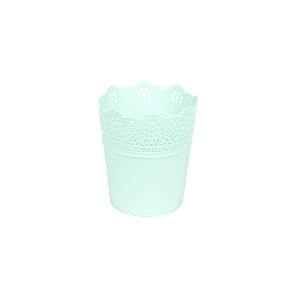Prosper Plast DLAC115-573U 11.2 x 13 cm Lace Flowerpot -