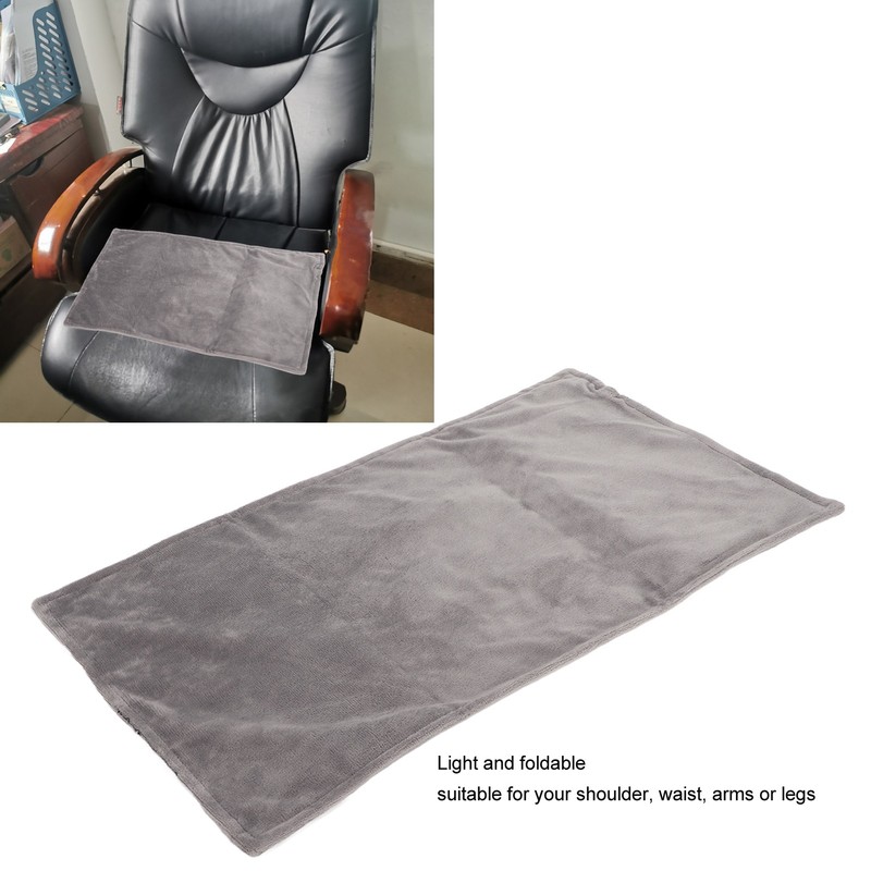 Electric Heating Pad 19x11in USB Fast Heating 3 Temp Modes