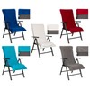 Terrycloth cover for garden chair and garden lounger as well