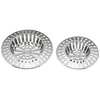 WENKO Drain Sieve-Set of 2, Silver Shiny, Ø 6 +