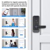 GEKRONE Smart Front Door Lock with Lever Handle, Keyless Entry