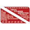 (20 Pack) Visual Inspection Sticker Scuba Tank Diver Years 2024-2030