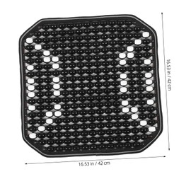 PACKOVE Cooling Beaded Seat Cushion for Car Breathable Bead Auto Chair Pad Comfortable Cooling Car Seat Cover for SUV Truck and Office Use
