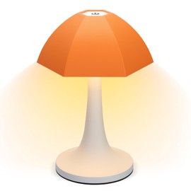 Riceears Cordless Table Lamp, Small Table Lamp, LED Touch Lamp Rechargeable Battery Operated Lights 4000mAh, 3 Color & Stepless Dimmable, Portable Desk Lamp Wireless for Bedroom Bedside Nightstand