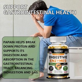 Digestive enzyme Health Supplement Supports digestive health Supports intestinal health 120 Capsules