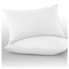 Easy Care Microfiber White Pillow Cases 2 Pack, Super Soft