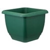 Stewart Balconniere Square Planter, 30 cm - Green