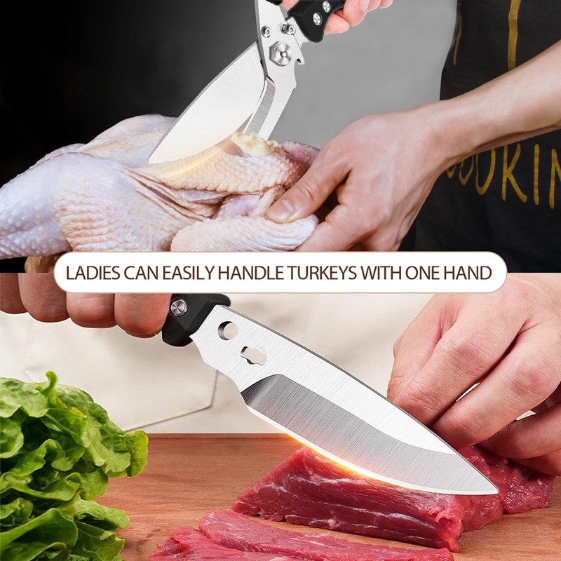 Professional Heavy Duty Kitchen Shears for Food – All in