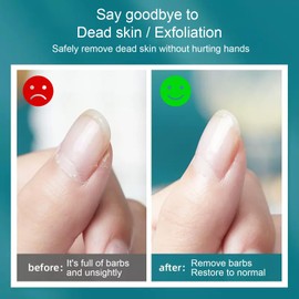 OLIREXD Professional Stainless Steel Cuticle Pusher Trimmer Remover Dead Skin Hangnails Nails Cleaner Scissors Remover Nipper Clipper/Nail Art Manicure Tool for Adult, Silver