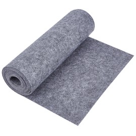 BENECREAT 118x9.4Inch Gray Felt Roll, Fabric Sheets Soft Woven Nonwoven Fabric Sheets for Crafts, Patchwork Sewing, Costumes, 1mm Thick