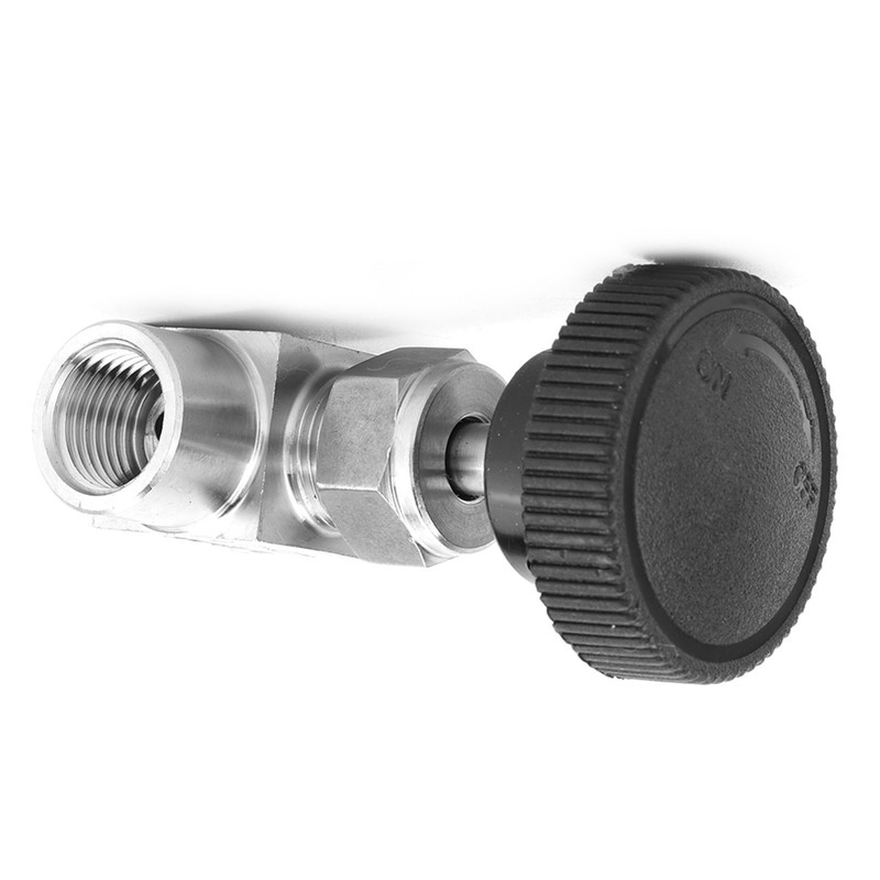 Stainless Steel BSPP Female Thread Straight Needle Valve for Water
