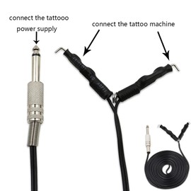 SOTICA Mini Power Supply Kit, Black Power Supply with Power Cord and Foot Pedal Digital Dual Power Supply for Permanent Makeup Supply Accessory