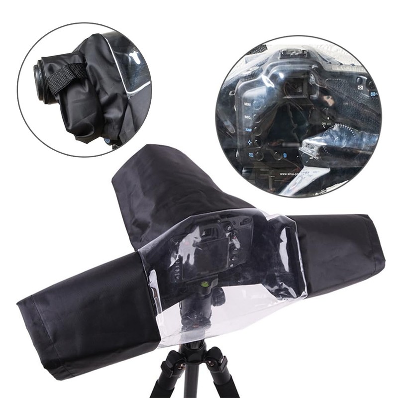 Mikankawa SLR Camera Rain Cover, Full Protection, Low Obstacles, Outdoor