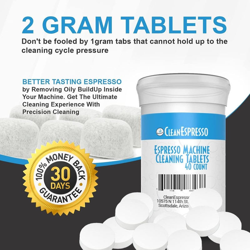 CleanEspresso - Designed For Breville Cleaning Kit - 40 Cleaning