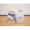Towa Sangyo Compression Bag, Clear, M, MVG, Clothing, Compression Pack,