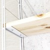 Wake Sangyo Dulike Wall Storage Shelf Fixing Bracket, White, 1