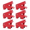 6Pcs Circuit Breaker Lockout Bundle Grip Style Standard Lock Tag