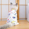 Cat Jumpsuit Cute Soft Breathable Lightweight Reduce Lost Hair Cotton