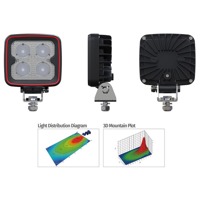 HMH Weldex WDWL-4S12DT60 (WDWL-4S12W60) LED Work Light Reversing Light 12