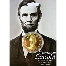 Abraham Lincoln 16th President of the United States Coin with Q & A on Back
