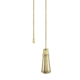 Aspen Creative 20516-41 Decorative Pull Chain, Antique Brass