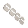 4PCS Door Lock Striker Cover Stainless Steel Strong Protection Replacement