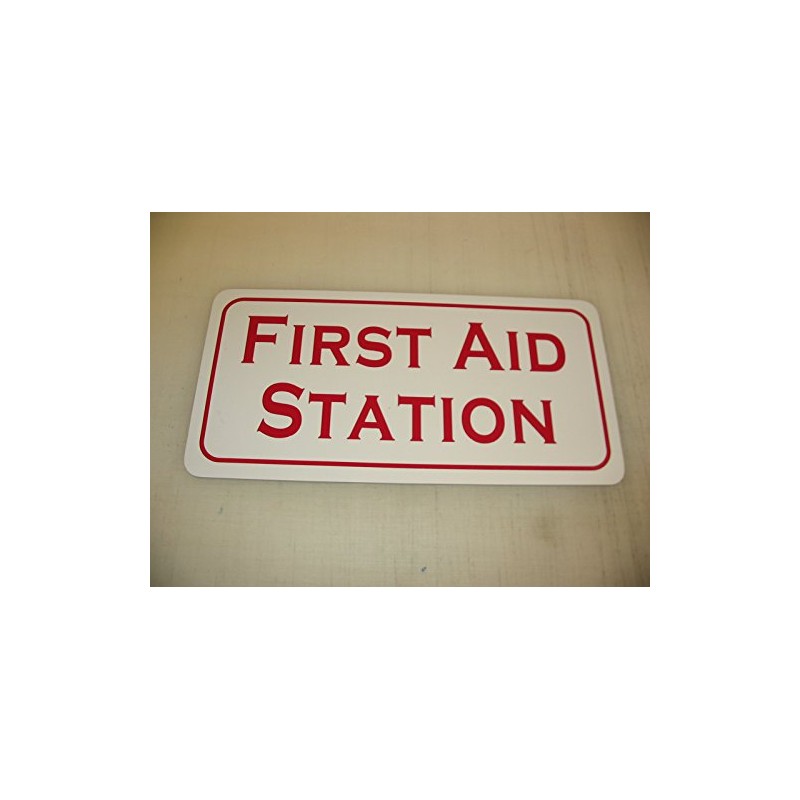 First Aid Station Metal Sign