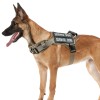 USLOCAL Tactical Service Dog Harness with Control Handle No Pulling