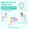 mini printer, mini photo printer, portable printer inkless, inkless sticker