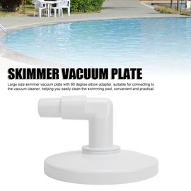 Pool Skimmer Vacuum Plate Compatible with Hayward SP11071, Swimming Pool Large Size Skimmer Plate with 90 Degree Elbow Adapter