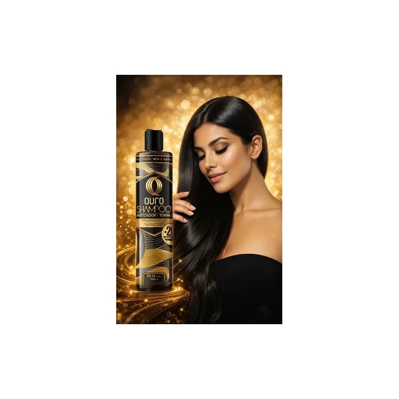 Shampoo Ouro Matizador Negro 250 Ml