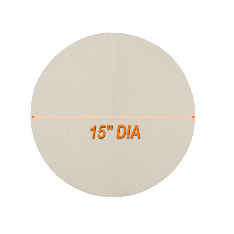 BBQ Future Ceramic Heat Deflector Plates for Kamado Joe Classic