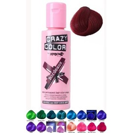 Crazy Color BORDEAUX 51 Semi Permanent Liquid Cream Hair Colour Dye Tint Pack Bottle 100ml by Crazy Color by Crazy Color