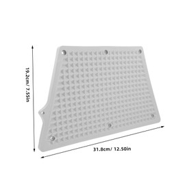 BESPORTBLE Fishing Boat Trolling Motor Mount Kayak Motor Mount Tracks Canoe Installation Plate