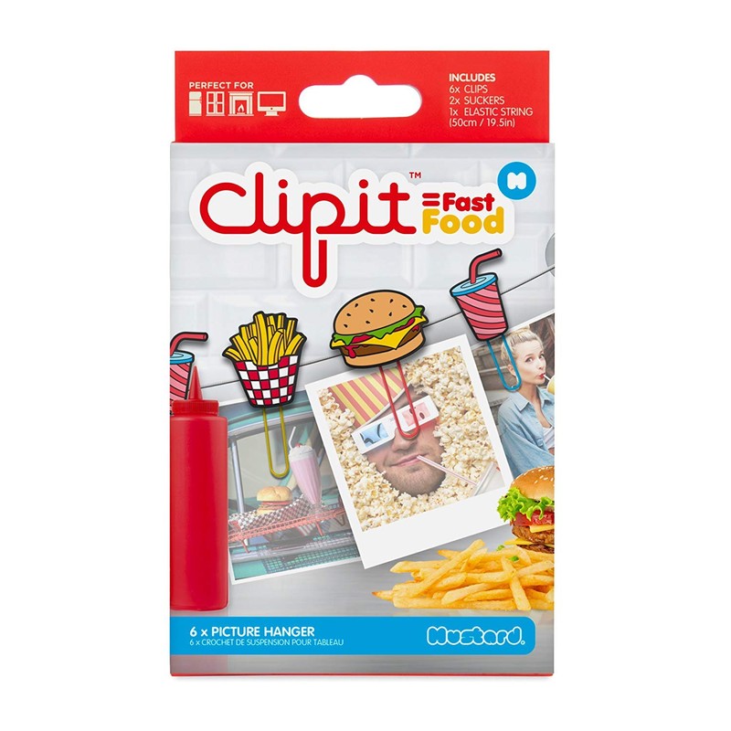 MUSTARD - Clipit Fast Food Picture Hanger I Photo and