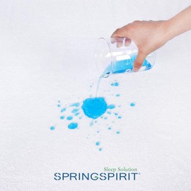 Waterproof Cot Bed Mattress Protector, Viscose Made From Bamboo Terry Mattress Cover 70x140cm for Toddler, Baby Bed