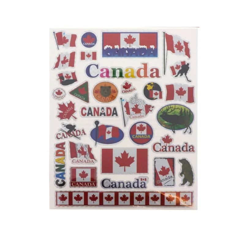 Canada Souvenir Gift Set, Flag, Stickers, Sunglasses, Coin Purse and