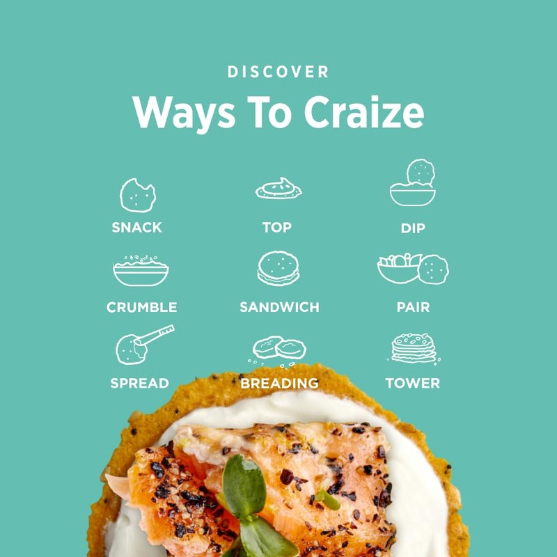 Craize Everything Crisps | Gluten Free, Vegan, Kosher, Toasted Corn