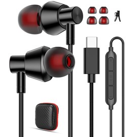 iMangoo Wired Earbuds USB C Headphones Headset with Microphone for Apple