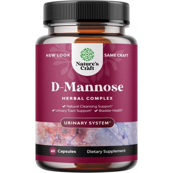 Natures Craft D-manosa D-mannose Salud Del Tracto Urinario 60 Cap Eg Zz41