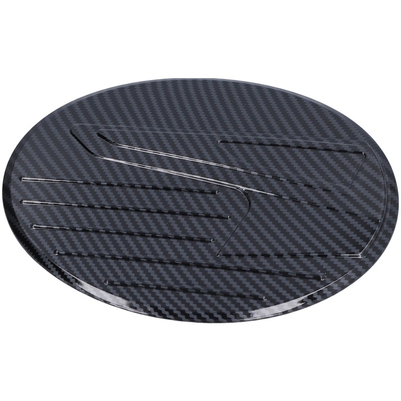 Fuel Tank Cover Trim Gas Cap Lid Carbon Fiber Style