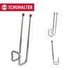 Gedotec Wall Boot Holder, Shoe Holder for Wall Mounting, Galvanised