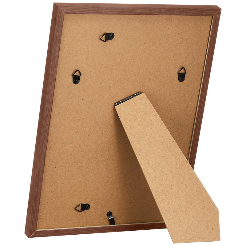 Nakabayashi F-TMS-411-DBR Two-Tone Photo Frame, A4/B5 Dark Brown