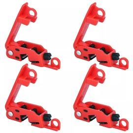 RealPlus 4pcs Circuit Breaker Lockout for Standard Single and Double Toggles