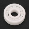 Jadeshay 608 Full Ceramic Bearing 8x22x7mm, ZrO2 White Miniature Ball