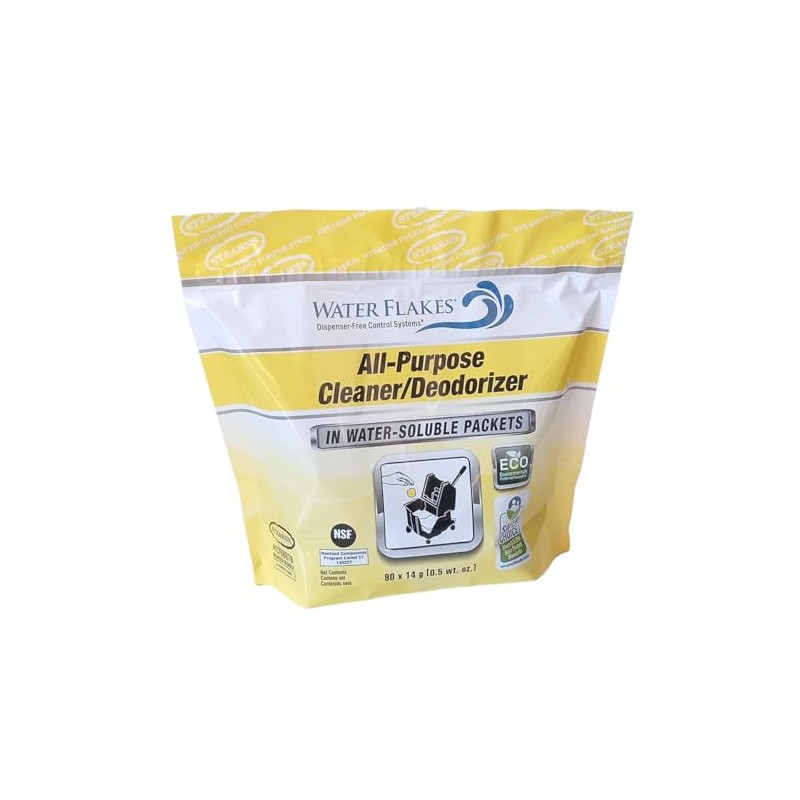 Water Flakes Stearns All-Purpose Cleaner/Deodorizer in Premeasured Packets (1 resealable